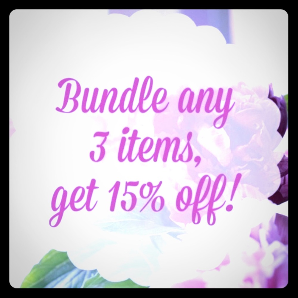Please bundle three items from my closet